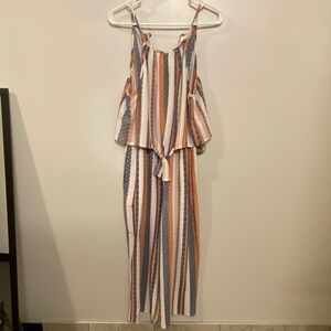 Striped Multicolor Jumpsuit